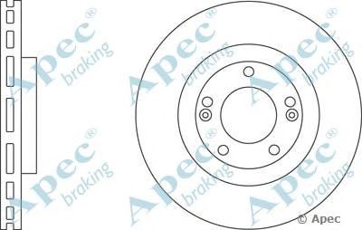APEC BRAKING dsk2780 -  Тормозной диск